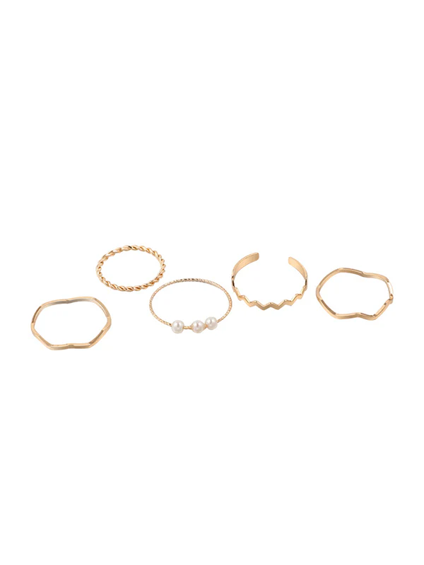 Simple Casual Chic Geometric Rings - Image 9