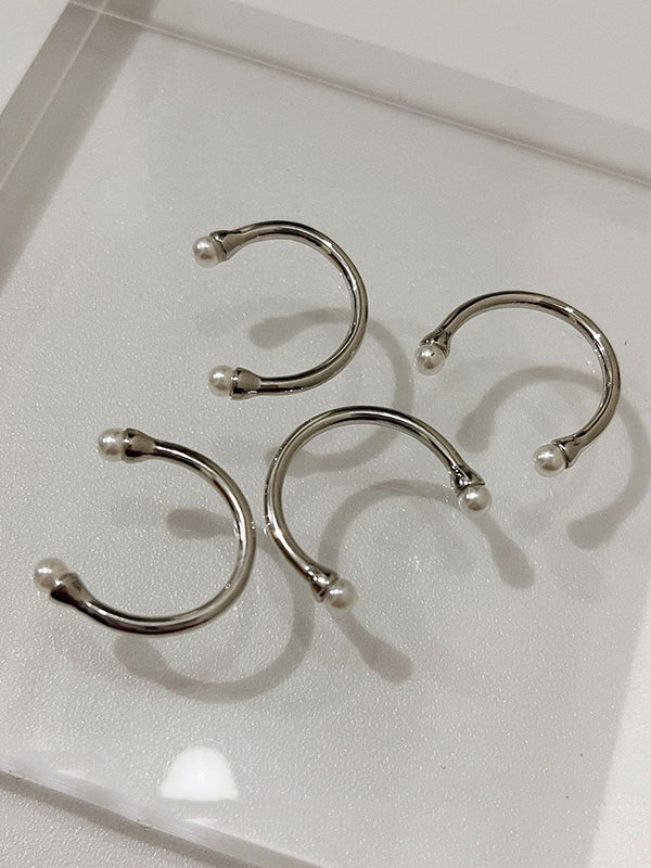 Simple Casual Chic Normcore Beads Ring - Image 5