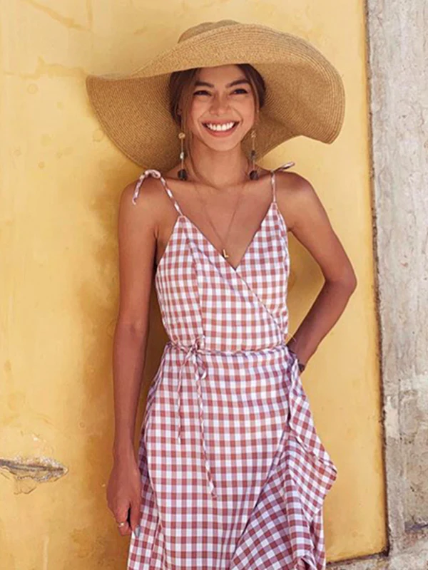 Simple Casual Vacation 10 Colors Wide Brim Hat - Image 2