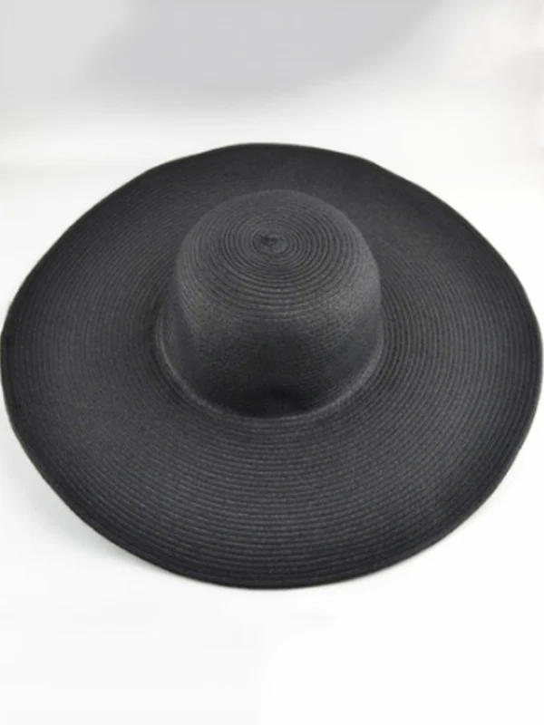 Simple Casual Vacation 10 Colors Wide Brim Hat - Image 8
