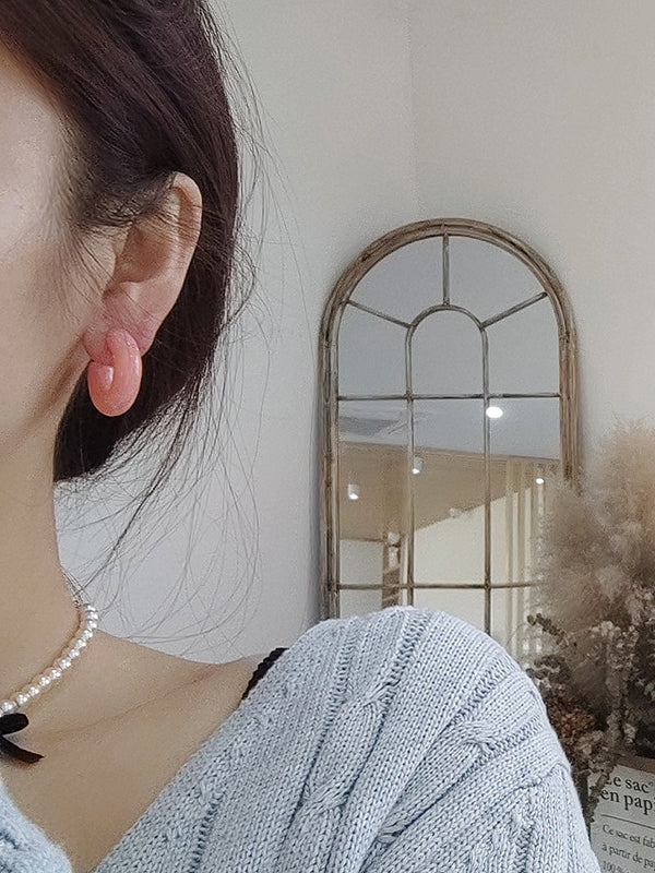 Simple Chic 10 Colors Acrylic Geometric Earrings - Image 2