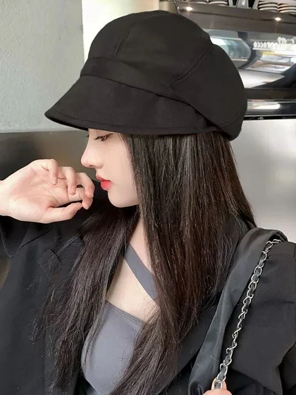 Simple Keep Warm Solid Color Fisherman Hat - Image 2