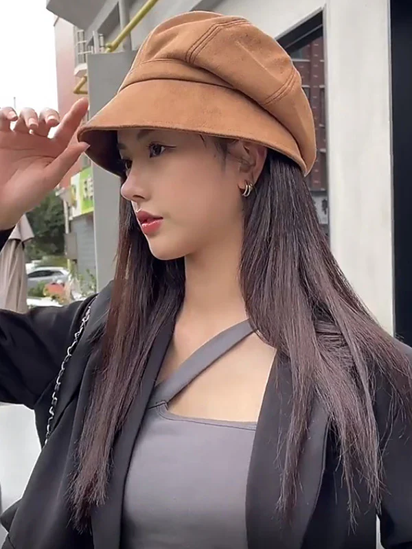 Simple Keep Warm Solid Color Fisherman Hat - Image 3