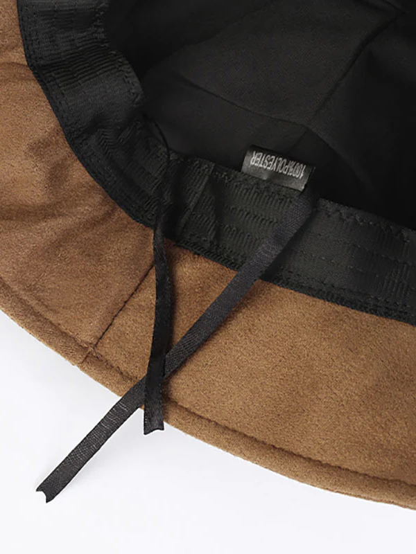 Simple Keep Warm Solid Color Fisherman Hat - Image 9