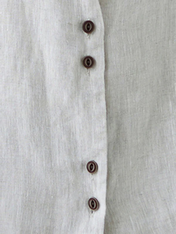 Simple Loose V-Neck Solid Color Vest - Image 15