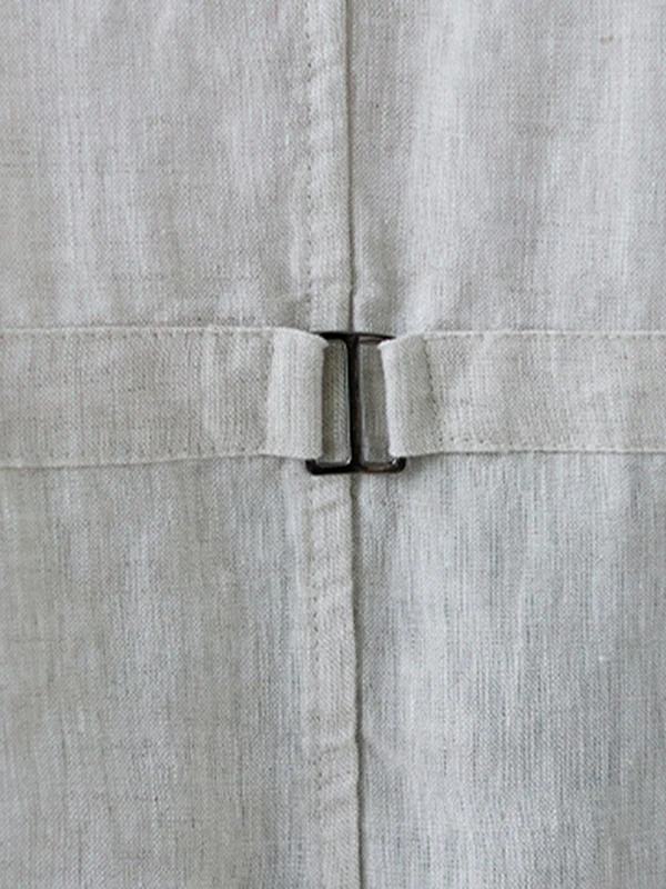 Simple Loose V-Neck Solid Color Vest - Image 17