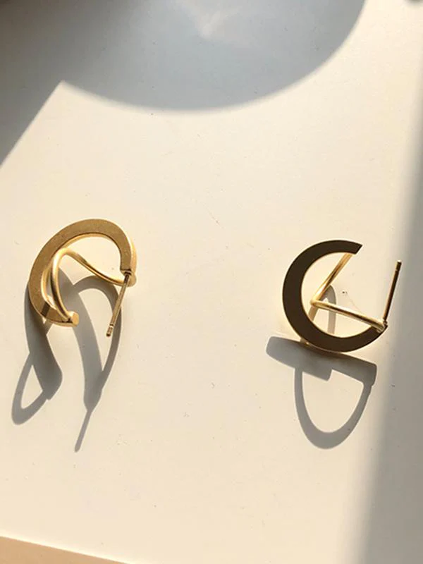Simple Matt Earrings - Image 3