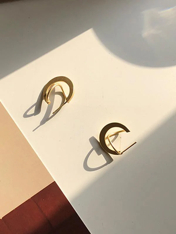 Simple Matt Earrings - Image 4