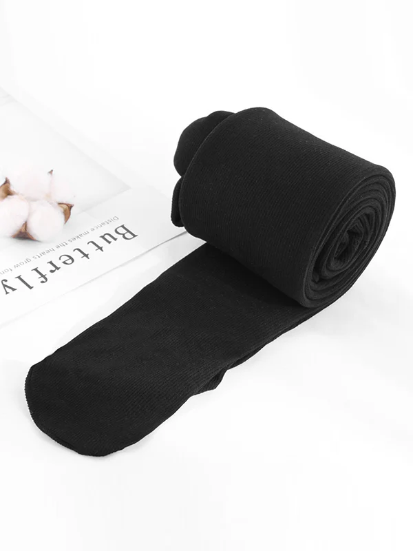 Simple Skinny Leg Keep Warm Solid Color Velvet Thermal Pants Bottoms - Image 15