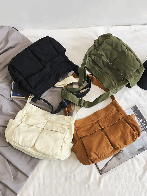Simple Solid Color Bags Accessories - Image 4