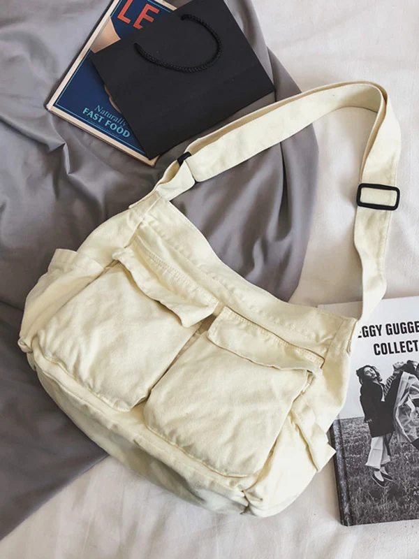 Simple Solid Color Bags Accessories - Image 5