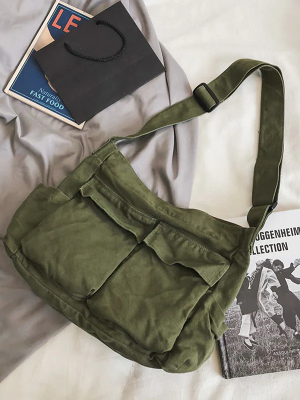 Simple Solid Color Bags Accessories - Image 6