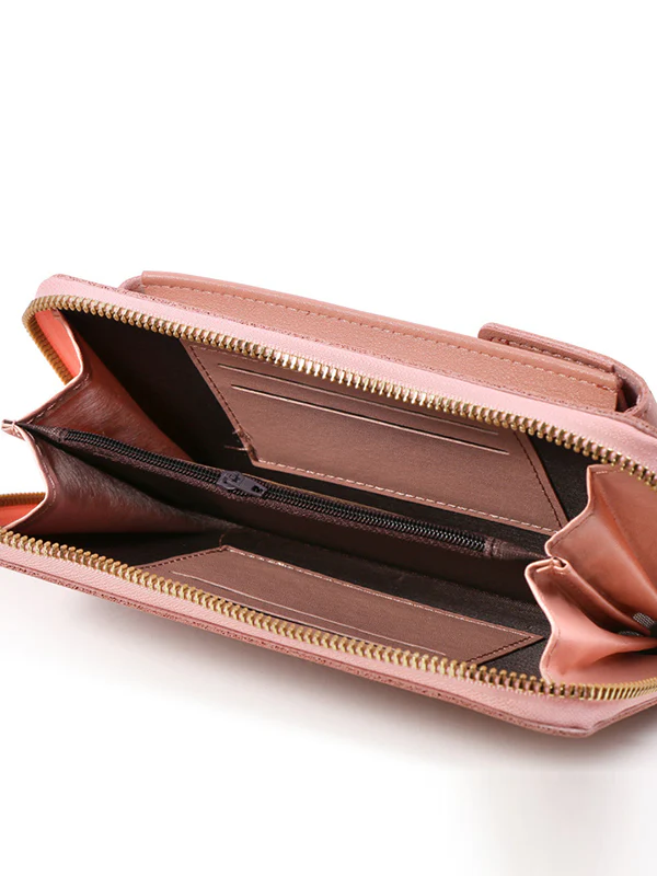 Simple Solid Color PU Sling Bag Shoulder Bag - Image 18