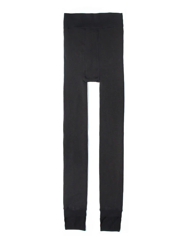 Simple Velvet Keep Warm Solid Color Leggings - Image 7