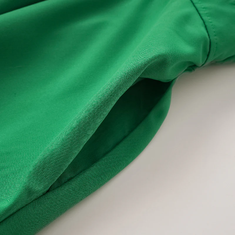 Sleeveless Solid Color Lapel Midi Dresses - Image 14