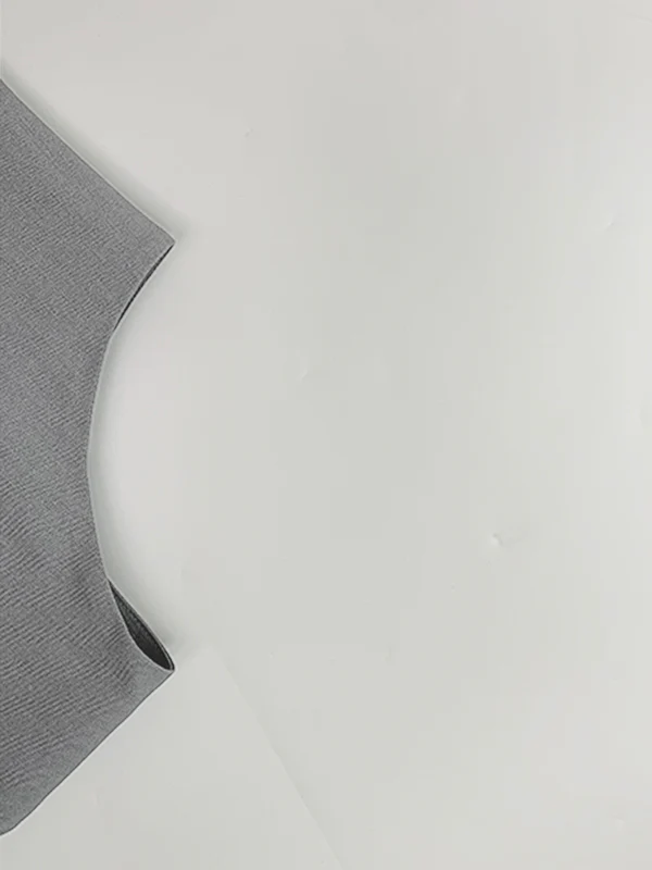 Sleeveless Solid Color Stand Collar Vest Top - Image 10