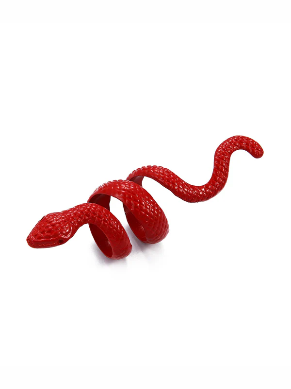 Snake Shape Solid Color Rings Accessories - Image 12