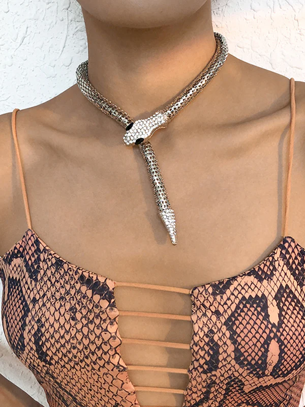Snake Shape Stylish Selection Necklaces Accessories - Image 2