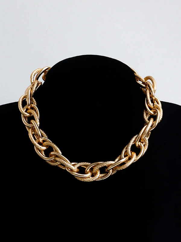 Solid Color Hollow Necklaces&Bracelet Accessories - Image 10