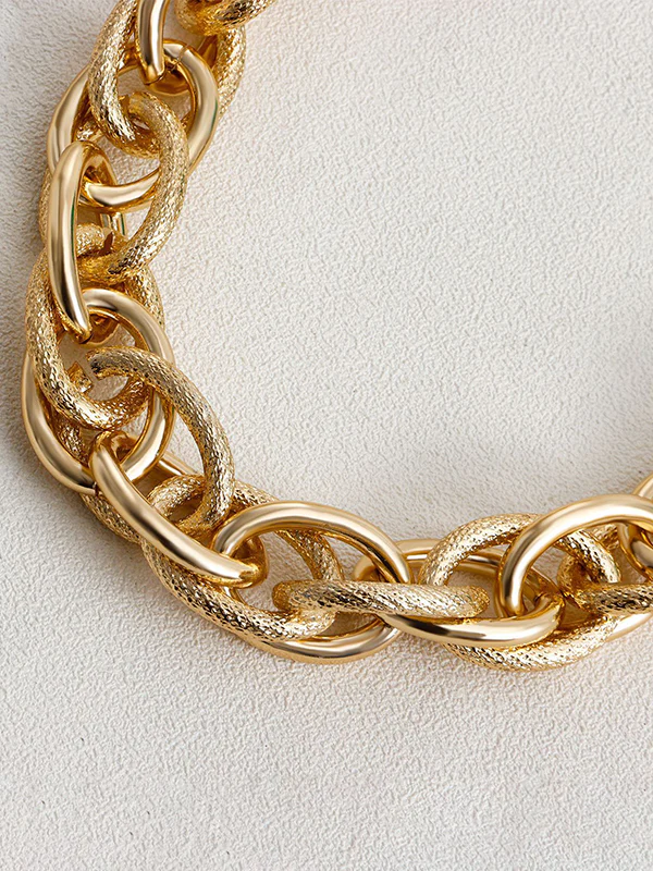 Solid Color Hollow Necklaces&Bracelet Accessories - Image 14