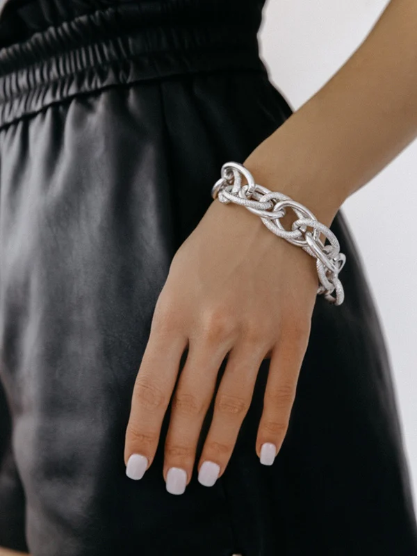 Solid Color Hollow Necklaces&Bracelet Accessories - Image 8