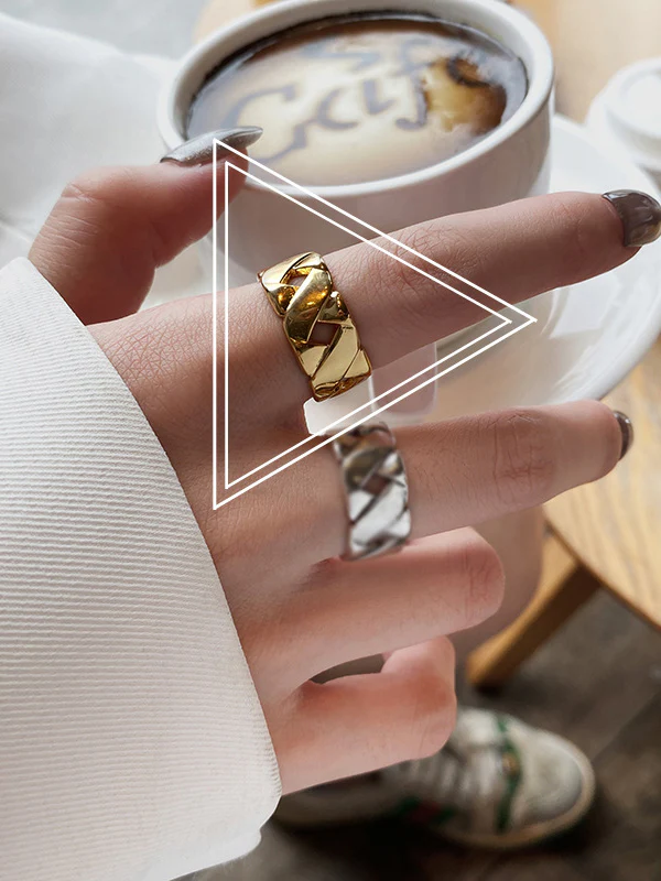 Solid Color Rings Accessories - Image 5