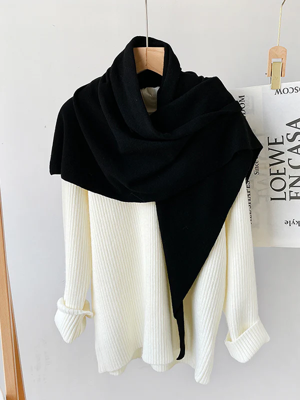 Solid Color Shawl - Image 11