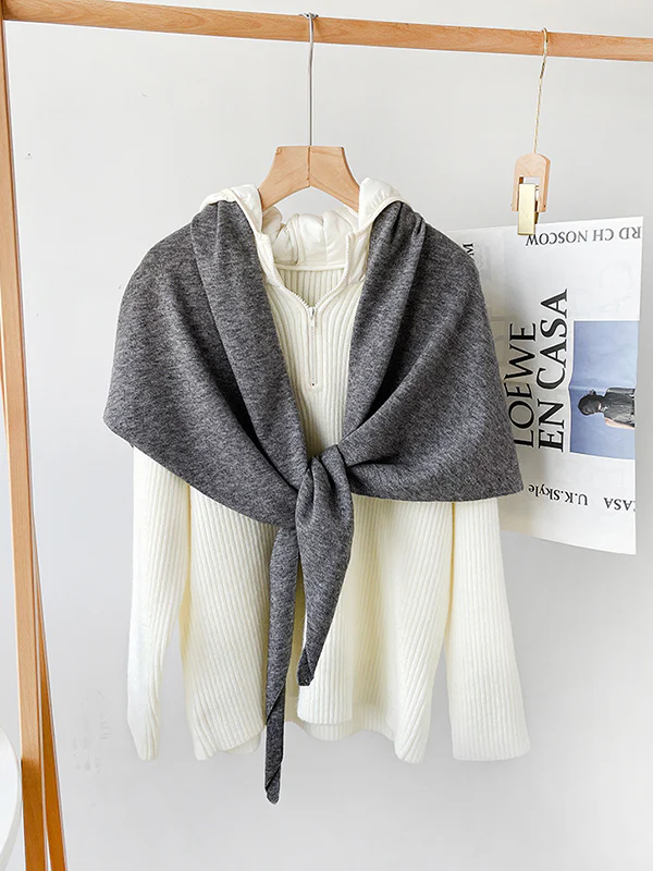 Solid Color Shawl - Image 15
