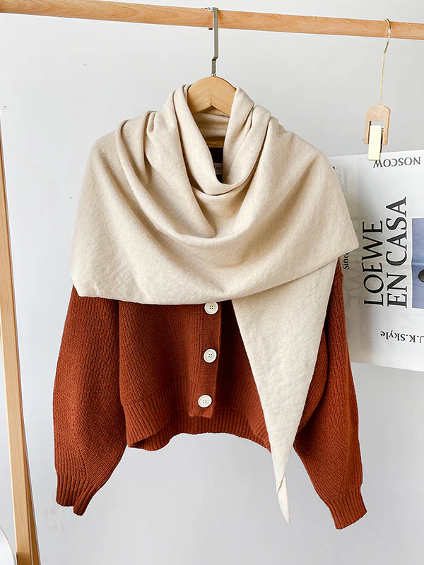 Solid Color Shawl - Image 2