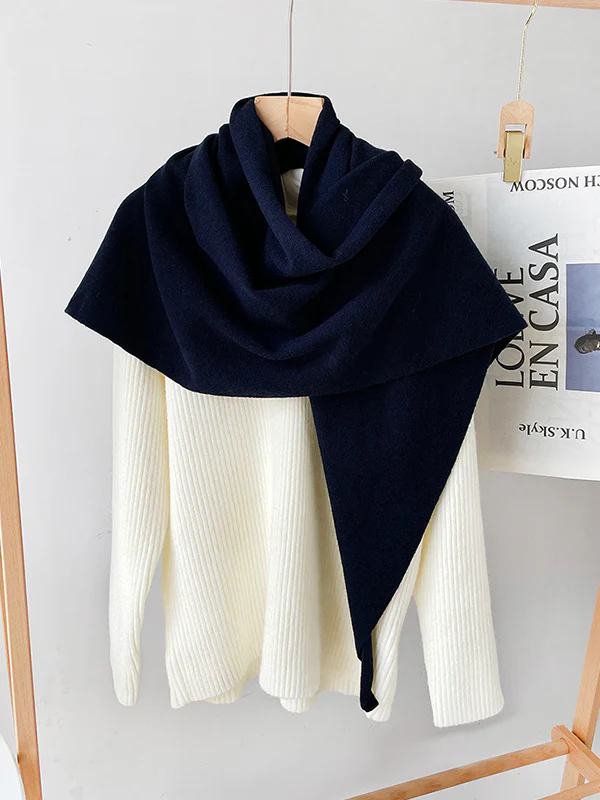 Solid Color Shawl - Image 4