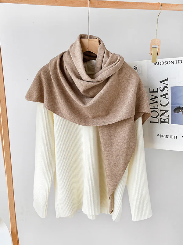 Solid Color Shawl - Image 5