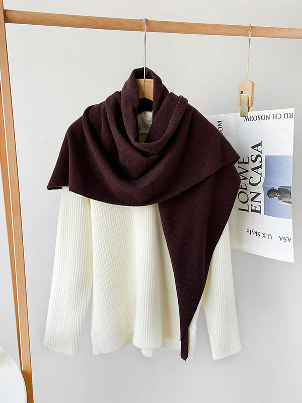 Solid Color Shawl - Image 7