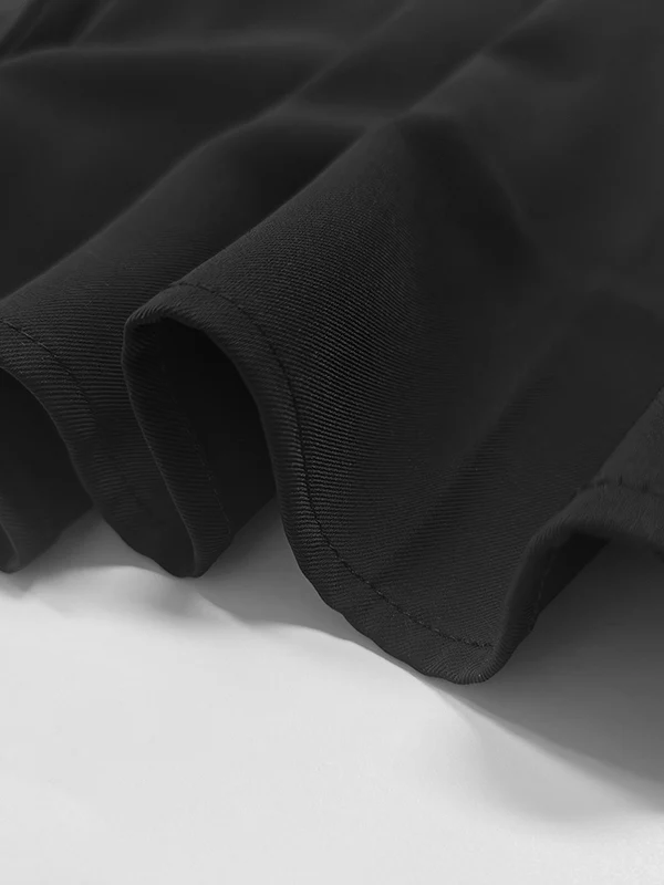 Solid Color Split-Back Skirts Bottoms - Image 9