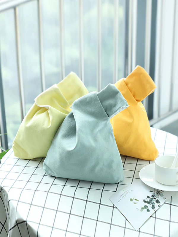 Solid Color Split-Joint Mini Bags - Image 2