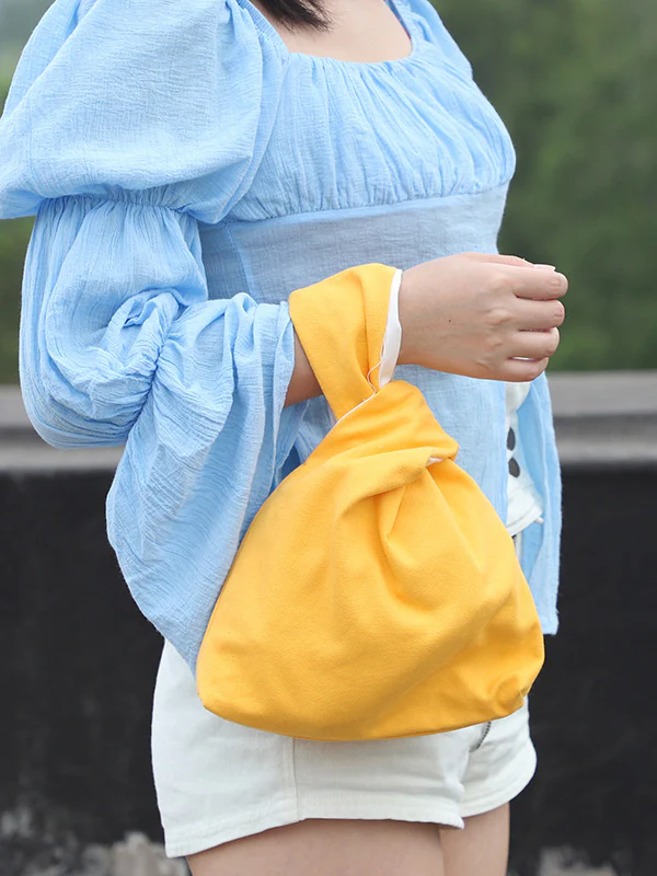 Solid Color Split-Joint Mini Bags - Image 6