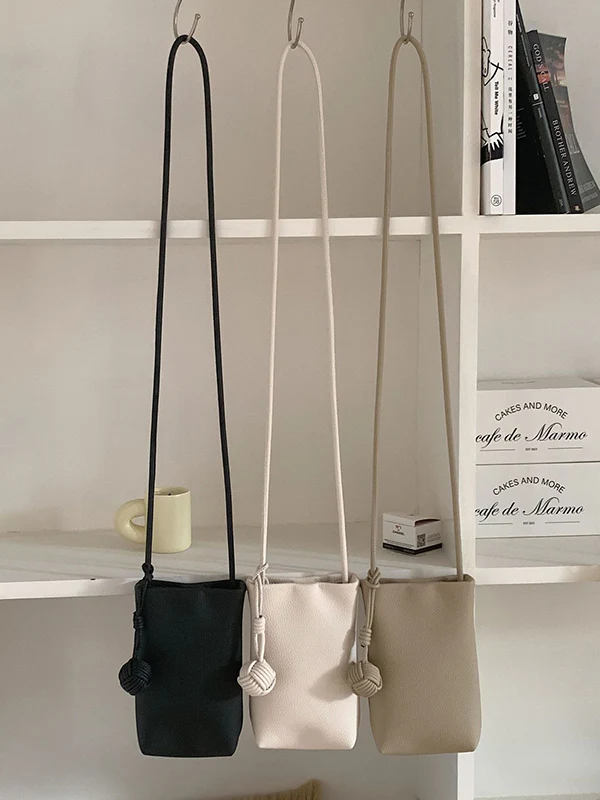 Solid Color Split-Joint Mini Bags Crossbody Bags Handbags - Image 13