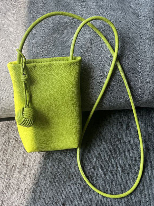 Solid Color Split-Joint Mini Bags Crossbody Bags Handbags - Image 8