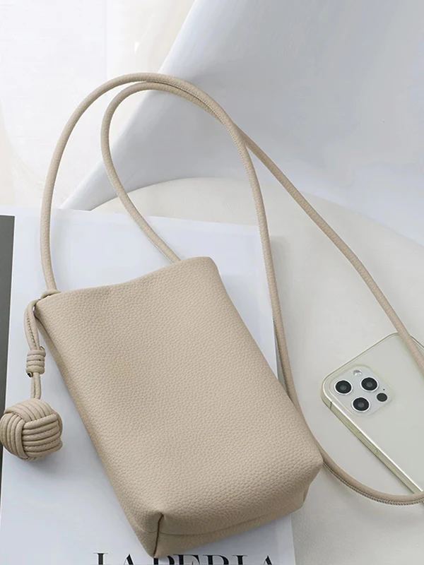 Solid Color Split-Joint Mini Bags Crossbody Bags Handbags - Image 9