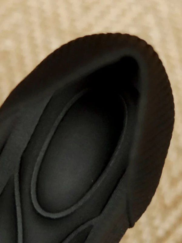 Solid Color Square-Toe Flats Shoes - Image 32