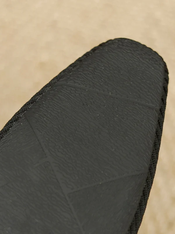 Solid Color Square-Toe Flats Shoes - Image 34
