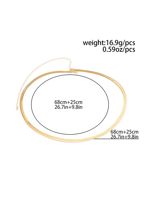 Solid Color Waist Chain Accessories - Image 8