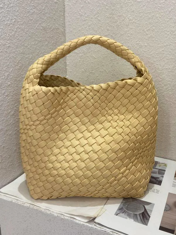 Solid Color Woven Bags Handbags - Image 18