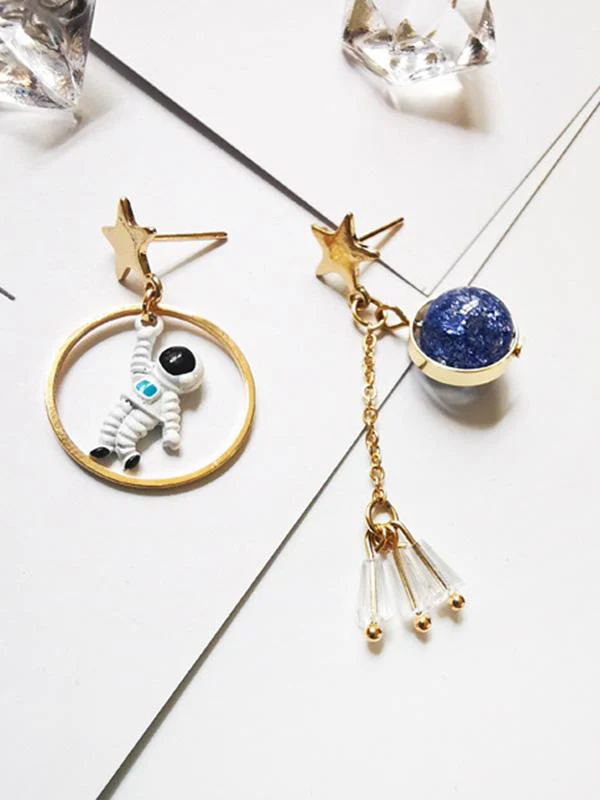 Spaceman Dissymmetry Earrings - Image 2