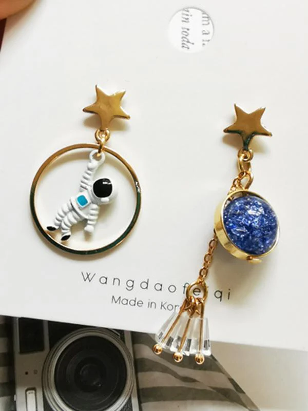 Spaceman Dissymmetry Earrings - Image 3