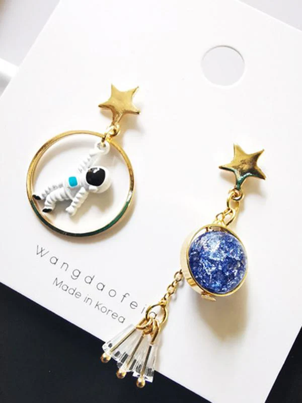 Spaceman Dissymmetry Earrings - Image 5