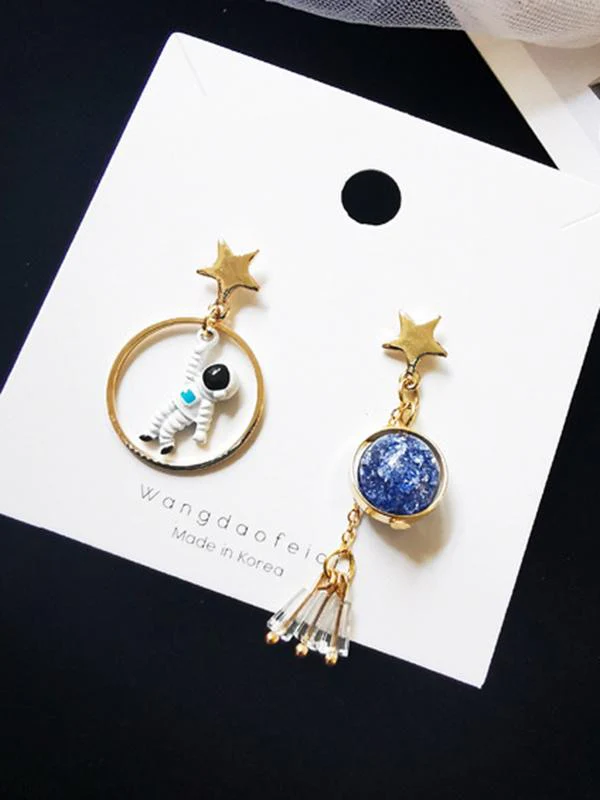 Spaceman Dissymmetry Earrings - Image 7