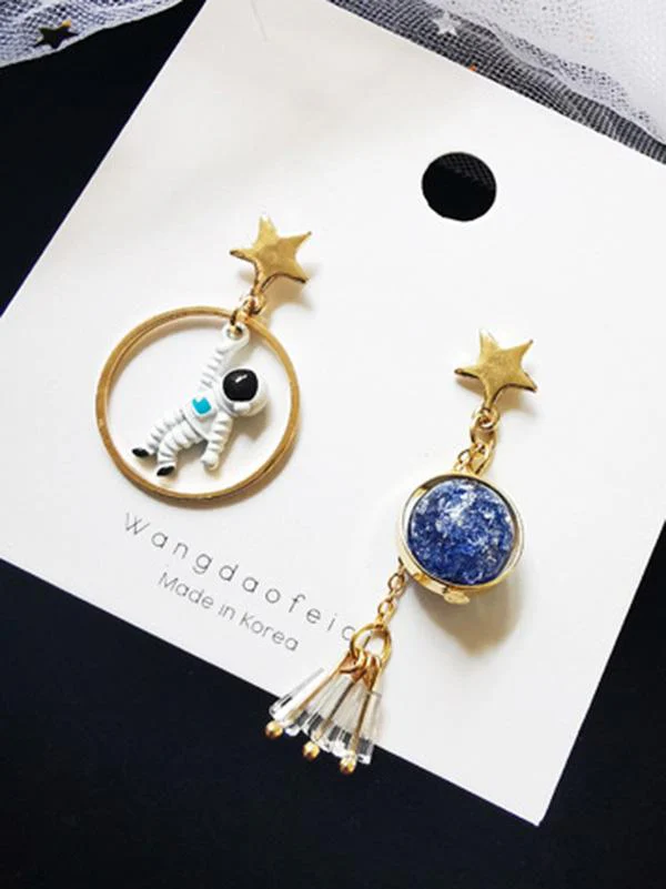 Spaceman Dissymmetry Earrings - Image 8