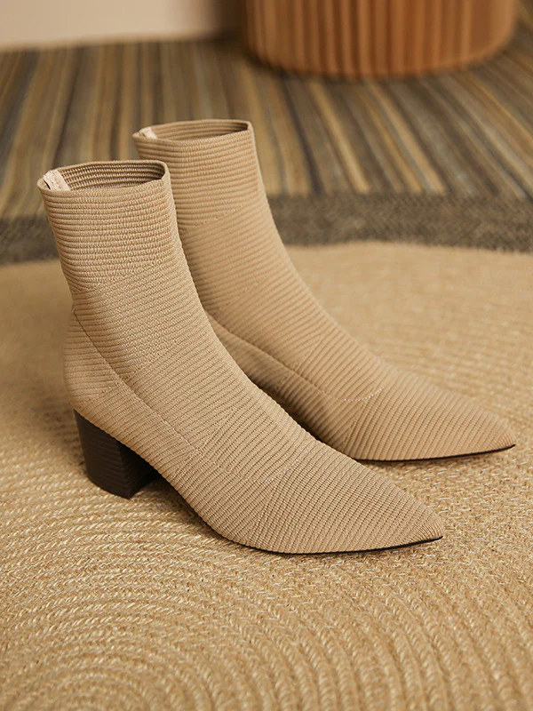 Split-Joint Boots Sock Boots - Image 7
