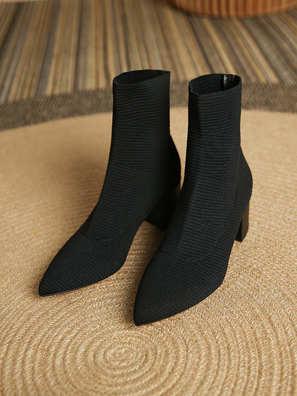 Split-Joint Boots Sock Boots - Image 8