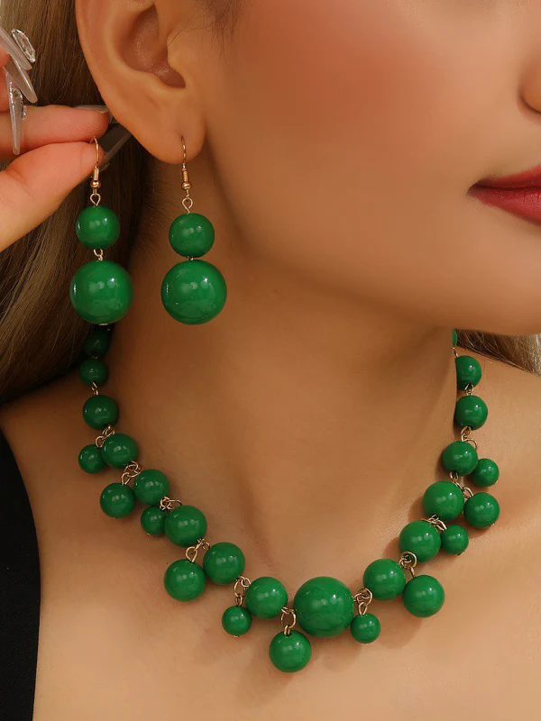 Split-Joint Earrings Accessories + Necklaces Accessories Three Pieces - Image 2